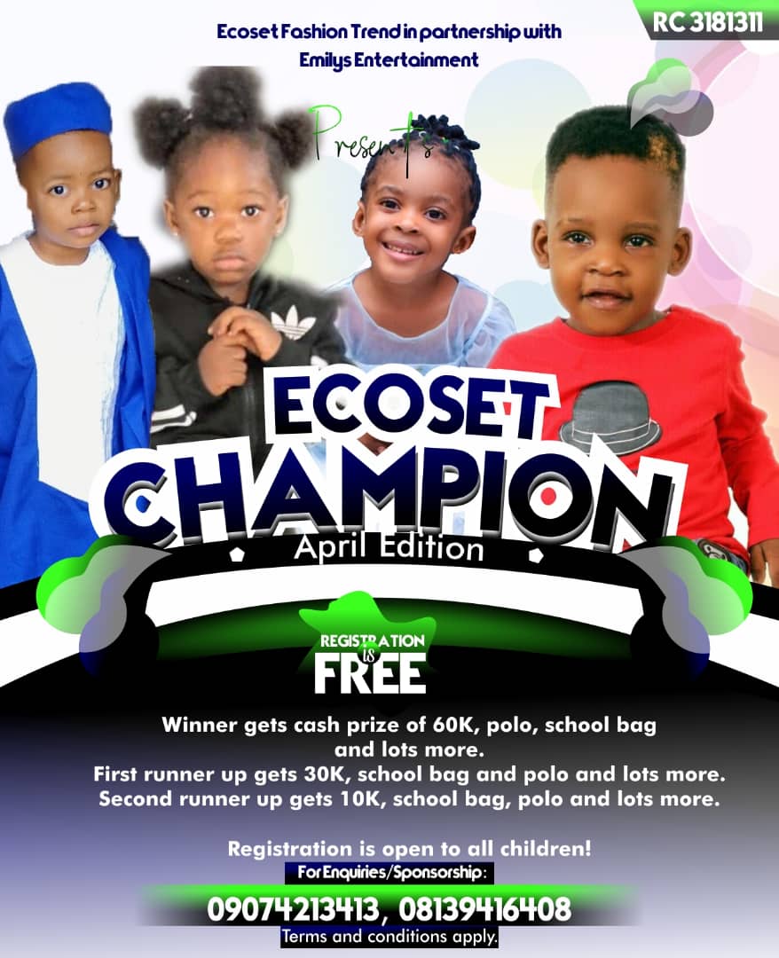 CHAMPIONS KIDS OF APRIL PHOTO CONTEST 1 Voting Contest @ Fetem.com.ng