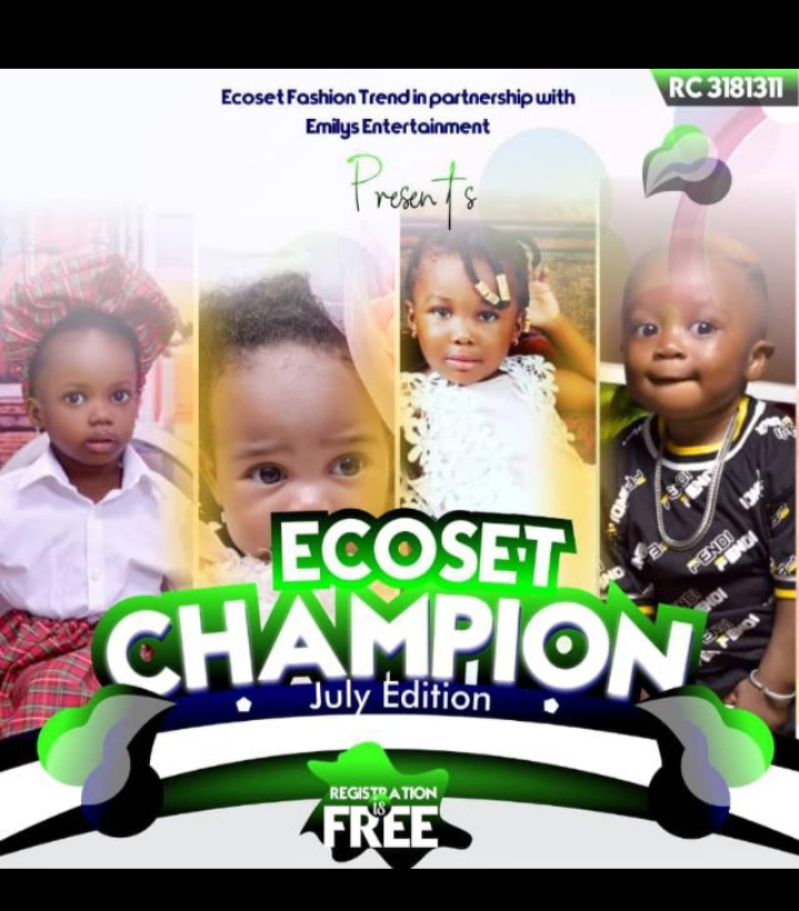 ECOSET CHAMPION KIDS OF JULY Voting Contest @ Fetem.com.ng