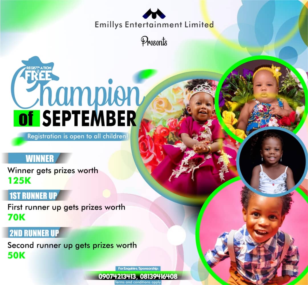 CHAMPIONS OF SEPTEMBER Voting Contest @ Fetem.com.ng