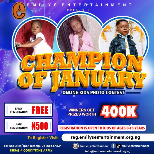 CHAMPION OF JANUARY Voting Contest @ Fetem.com.ng