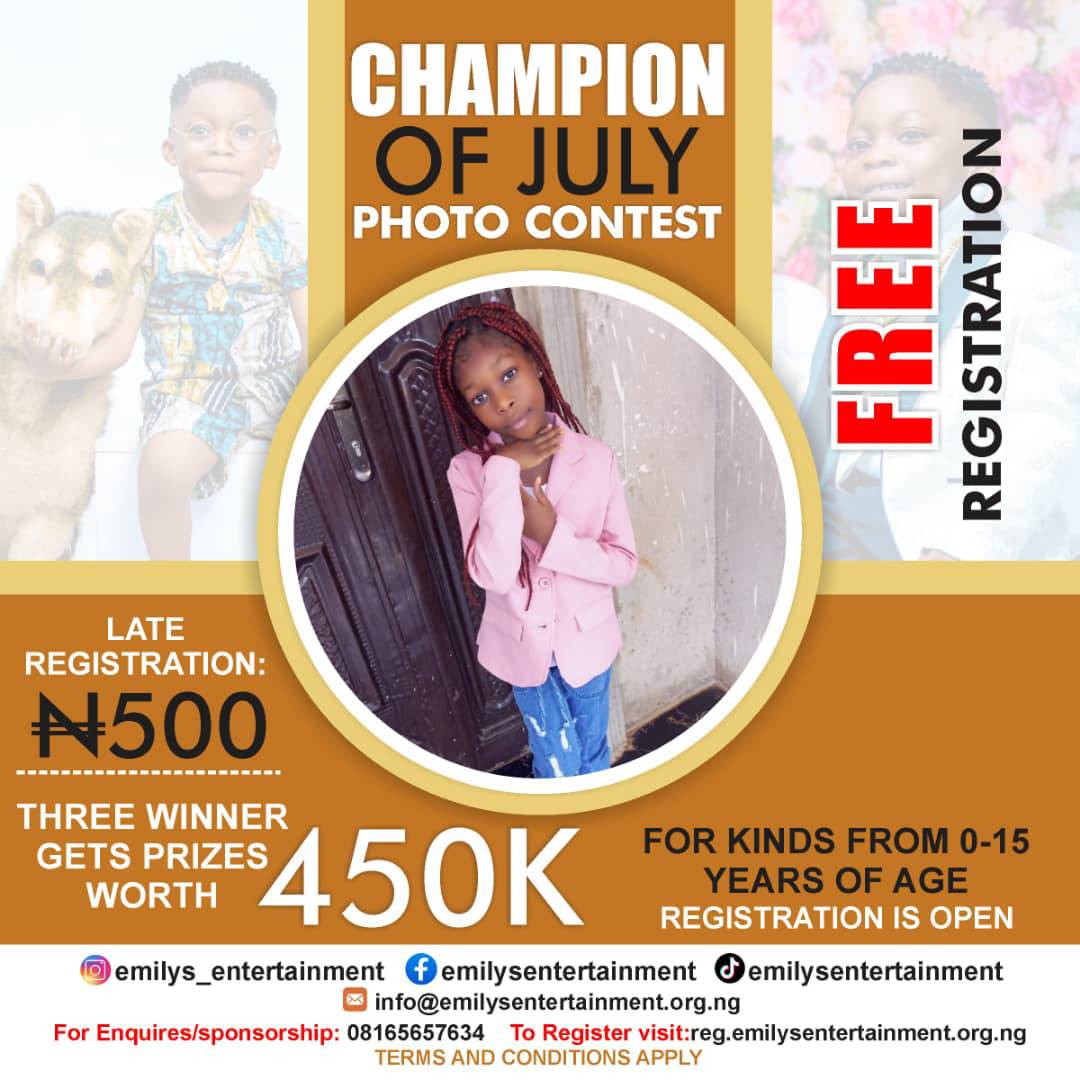 CHAMPION OF JULY 2022 Voting Contest @ Fetem.com.ng