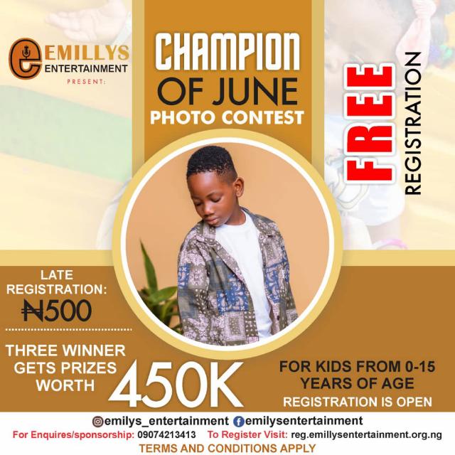 CHAMPION OF JUNE 2022 Voting Contest @ Fetem.com.ng