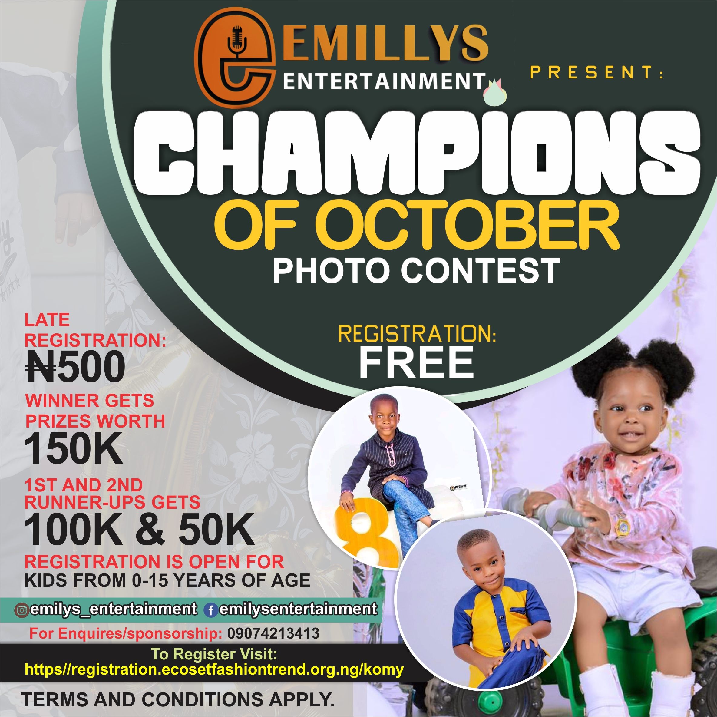 CHAMPIONS OF OCTOBER 2021 Voting Contest @ Fetem.com.ng