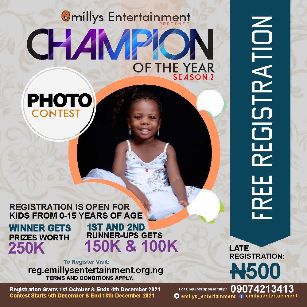 CHAMPION OF THE YEAR 2021 SEASON 2 Voting Contest @ Fetem.com.ng