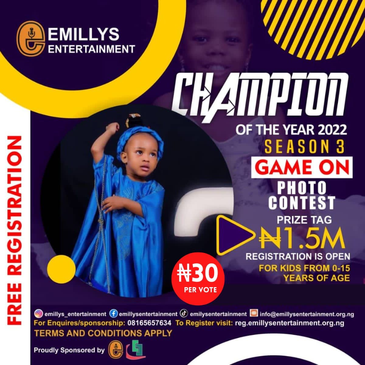 CHAMPION OF THE YEAR SEASON 3 (Game on) Voting Contest @ Fetem.com.ng