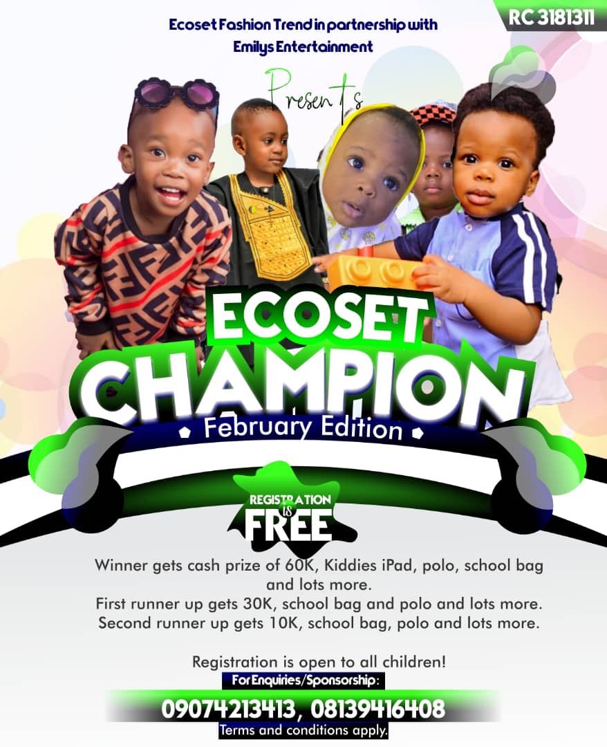 ECOSET CAMPIONS OF FEBRUARY Voting Contest @ Fetem.com.ng