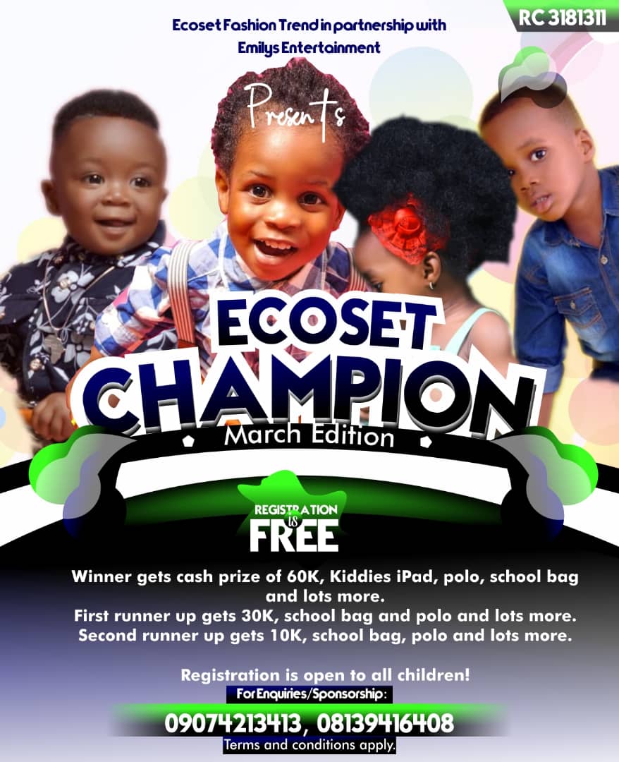 ECOSET CAMPIONS OF MARCH Voting Contest @ Fetem.com.ng