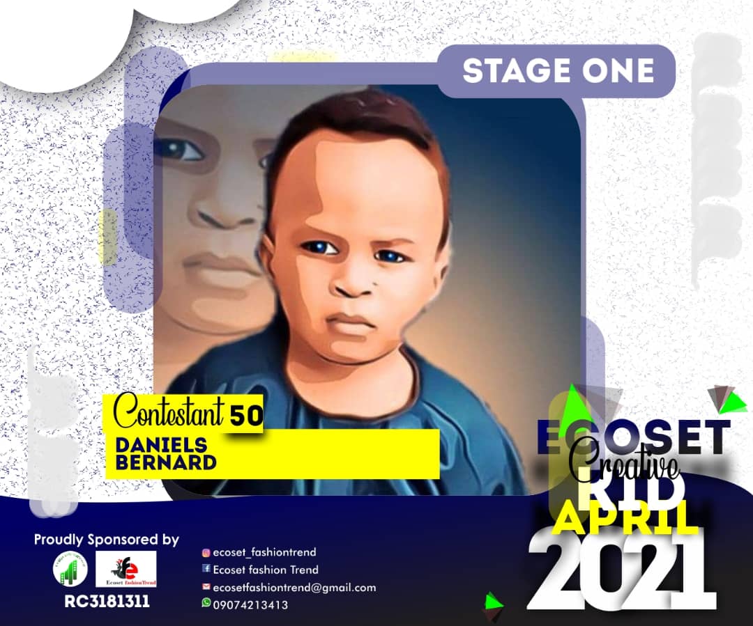 Vote DANIELS BERNARD in CHAMPIONS KIDS OF APRIL PHOTO CONTEST 1 Voting Contest @ Fetem.com.ng