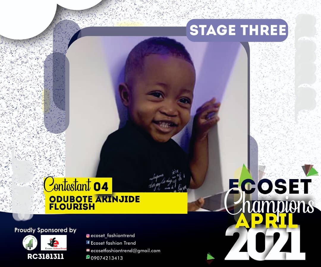 Vote ODUBOTE	AKINJIDE FLOURISH in CHAMPIONS KIDS OF APRIL PHOTO CONTEST 1 Voting Contest @ Fetem.com.ng