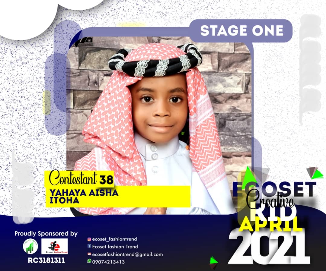 Vote YAHAYA	AISHA ITOHA in CHAMPIONS KIDS OF APRIL PHOTO CONTEST 1 Voting Contest @ Fetem.com.ng