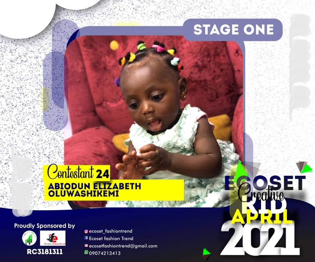 Vote ABIODUN	ELIZABETH OLUWASHIKEMI in CHAMPIONS KIDS OF APRIL PHOTO CONTEST 1 Voting Contest @ Fetem.com.ng