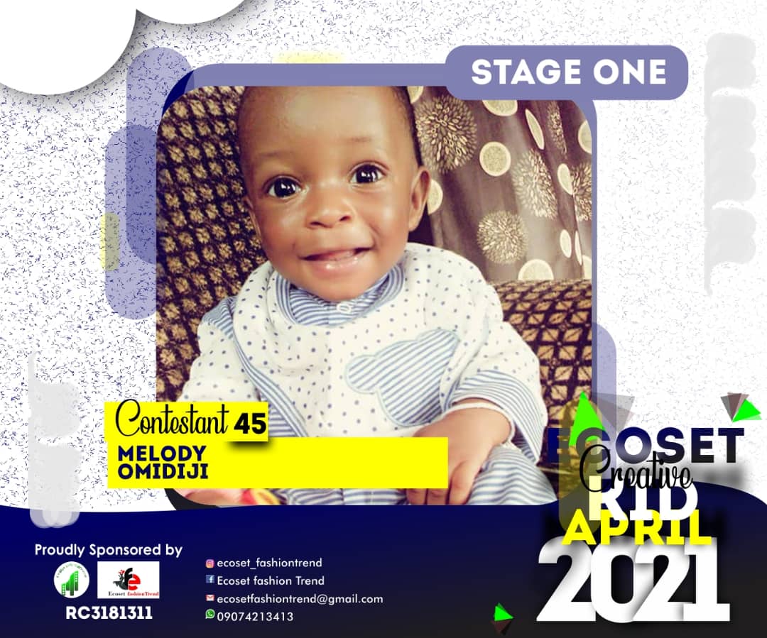 Vote MELODY OMIDIJI in CHAMPIONS KIDS OF APRIL PHOTO CONTEST 1 Voting Contest @ Fetem.com.ng