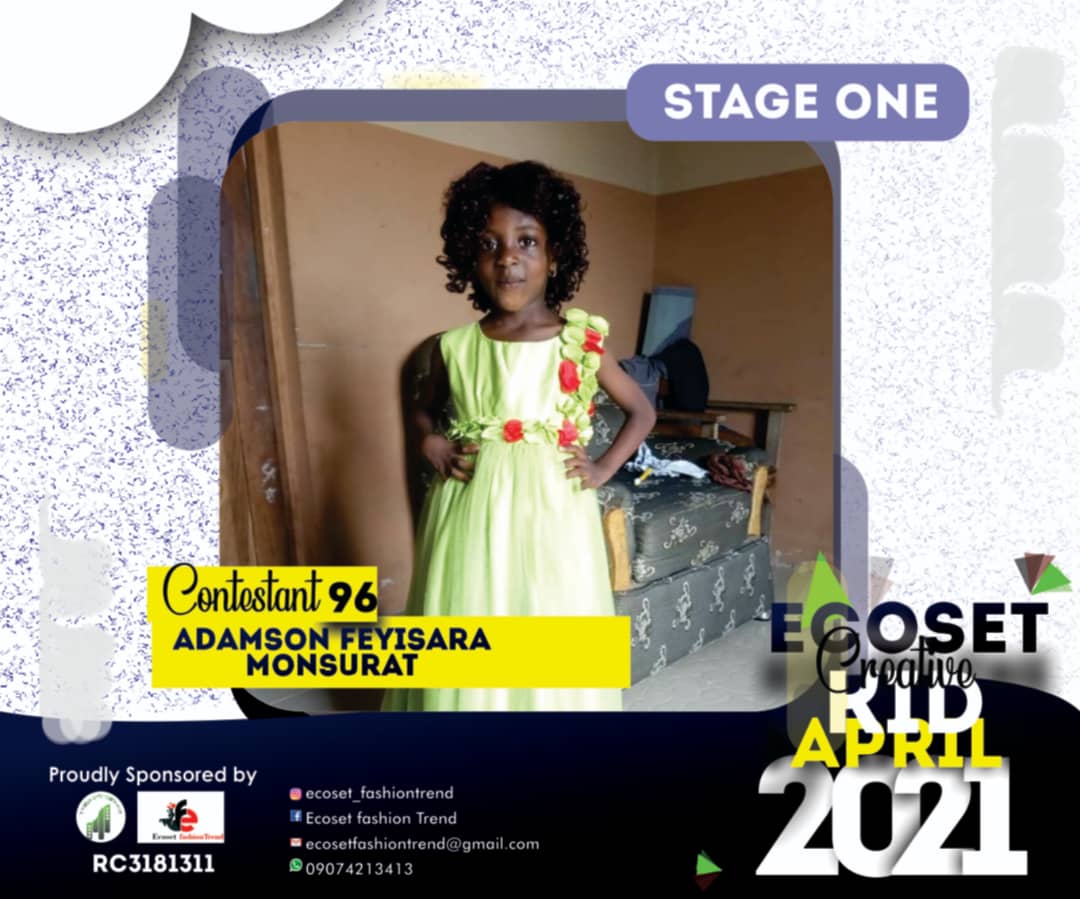 Vote MONSURAT ADAMSON	FEYISARA in CHAMPIONS KIDS OF APRIL PHOTO CONTEST 1 Voting Contest @ Fetem.com.ng