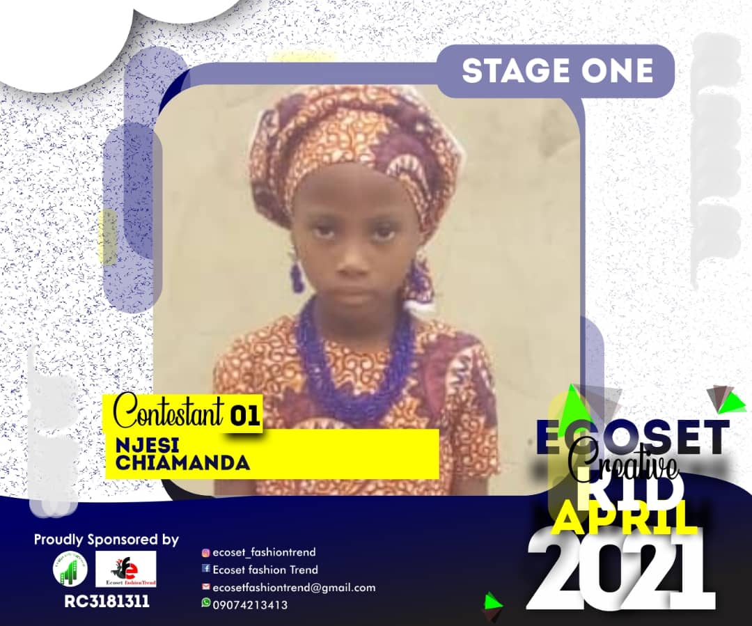 Vote NJESI CHIAMANDA in CHAMPIONS KIDS OF APRIL PHOTO CONTEST 1 Voting Contest @ Fetem.com.ng