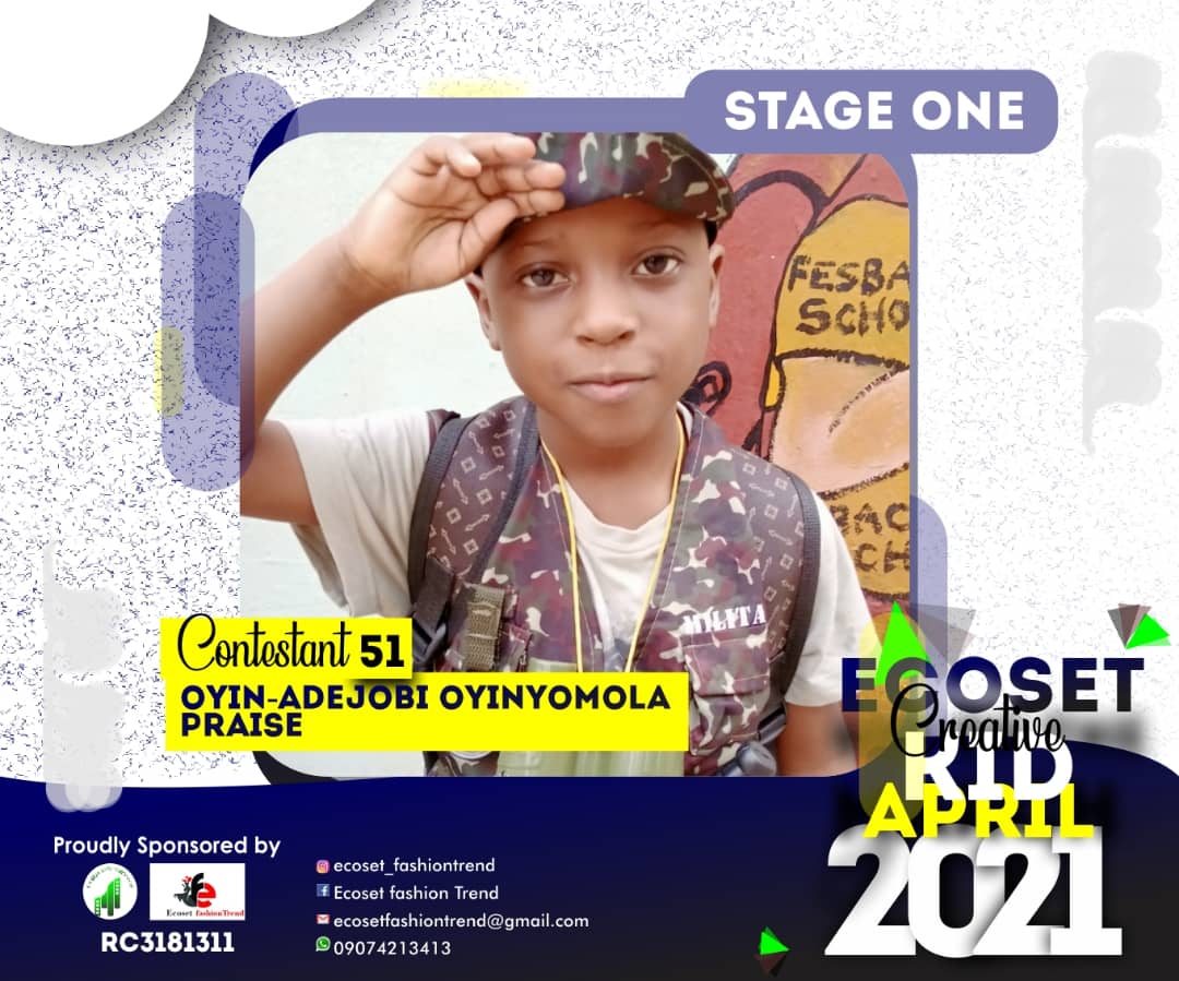 Vote OYIN-ADEJOBI	OYINYOMOLA PRAISE in CHAMPIONS KIDS OF APRIL PHOTO CONTEST 1 Voting Contest @ Fetem.com.ng