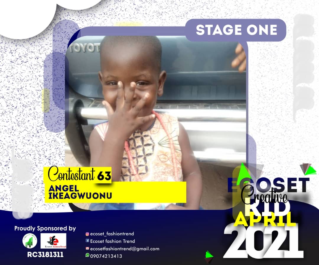 Vote ANGEL IKEAGWUONU in CHAMPIONS KIDS OF APRIL PHOTO CONTEST 1 Voting Contest @ Fetem.com.ng