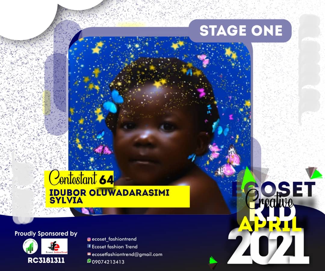 Vote IDUBOR	OLUWADARASIMI SYLVIA in CHAMPIONS KIDS OF APRIL PHOTO CONTEST 1 Voting Contest @ Fetem.com.ng