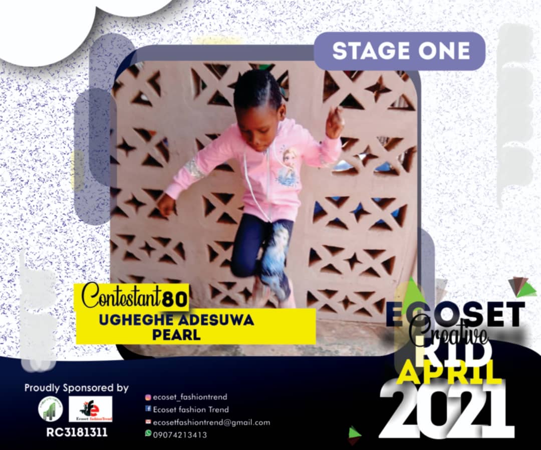 Vote UGHEGHE	ADESUWA PEARL in CHAMPIONS KIDS OF APRIL PHOTO CONTEST 1 Voting Contest @ Fetem.com.ng