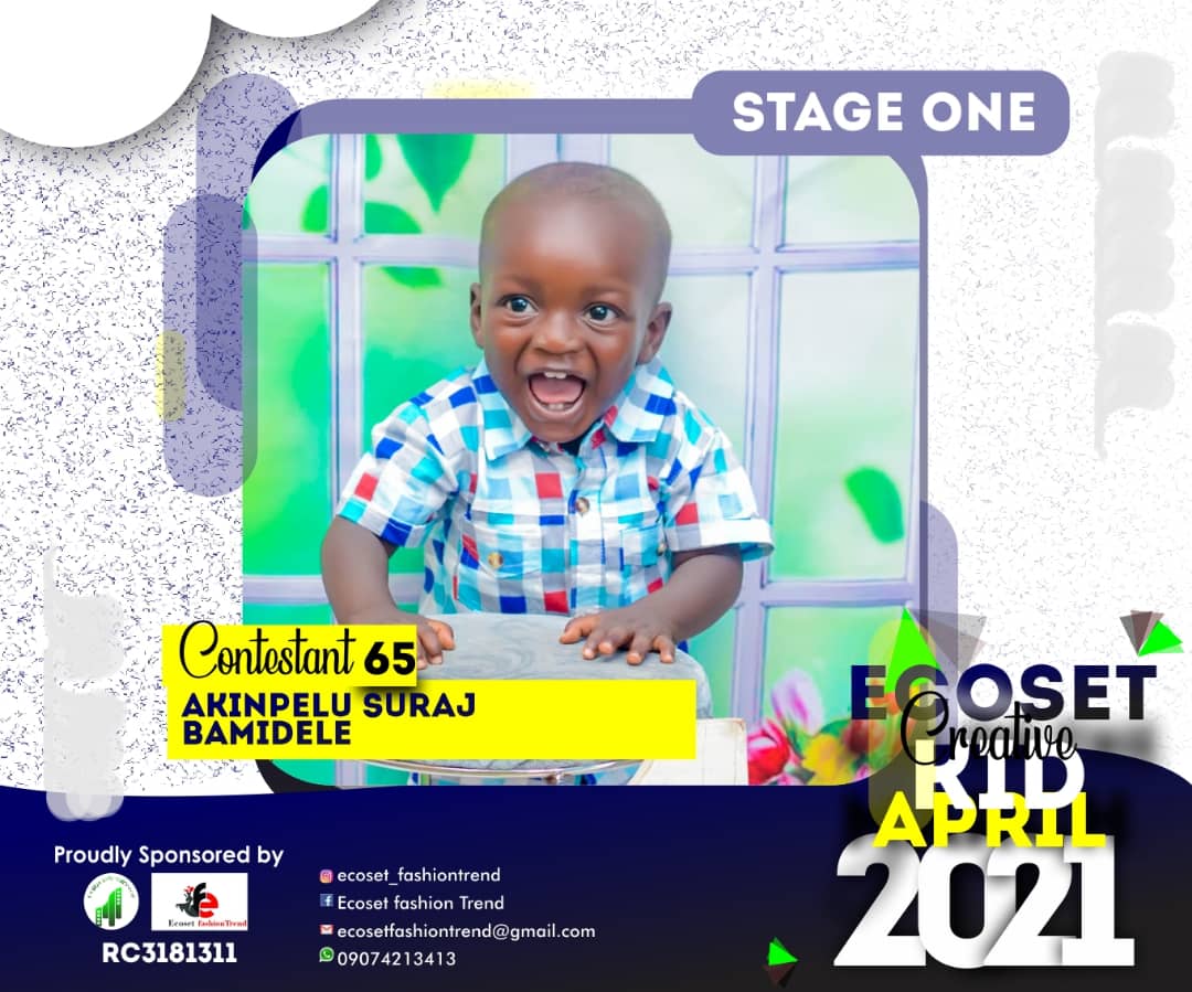 Vote AKINPELU	SURAJ BAMIDELE in CHAMPIONS KIDS OF APRIL PHOTO CONTEST 1 Voting Contest @ Fetem.com.ng