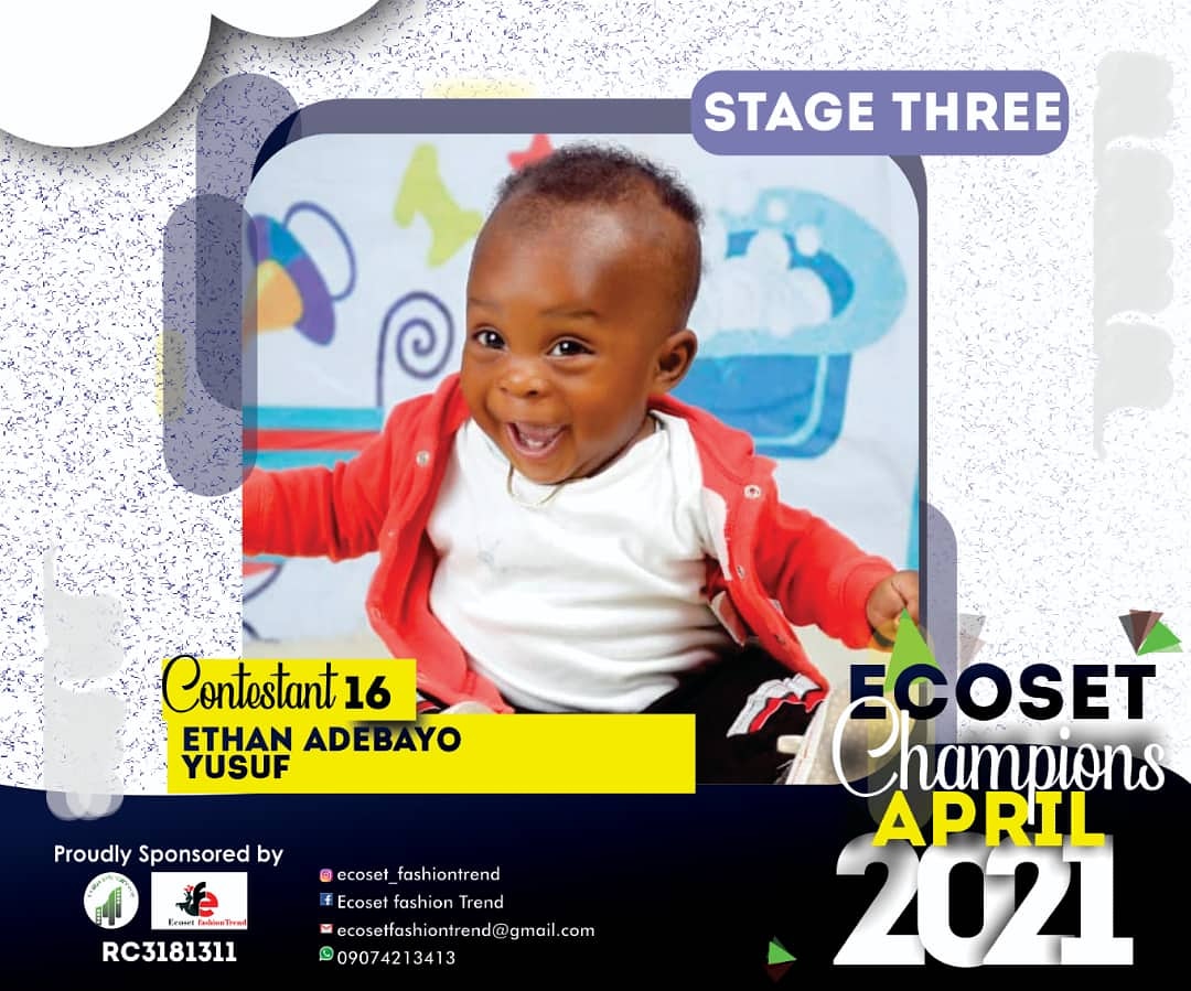 Vote ETHAN	ADEBAYO YUSUF in CHAMPIONS KIDS OF APRIL PHOTO CONTEST 1 Voting Contest @ Fetem.com.ng