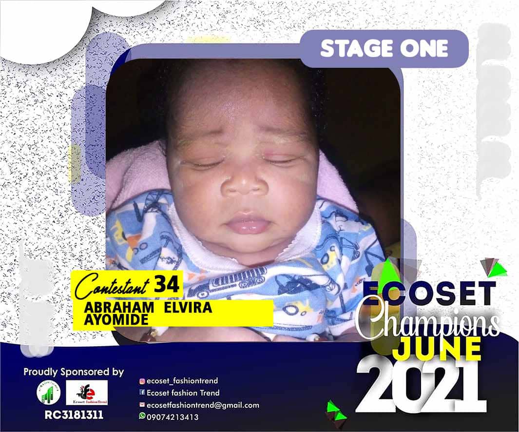 Vote ABRAHAM	ELVIRA AYOMIDE in ECOSET CAMPIONS OF JUNE Voting Contest @ Fetem.com.ng