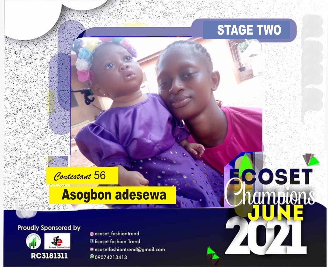 Vote ASOGBON ADESEWA in ECOSET CAMPIONS OF JUNE Voting Contest @ Fetem.com.ng