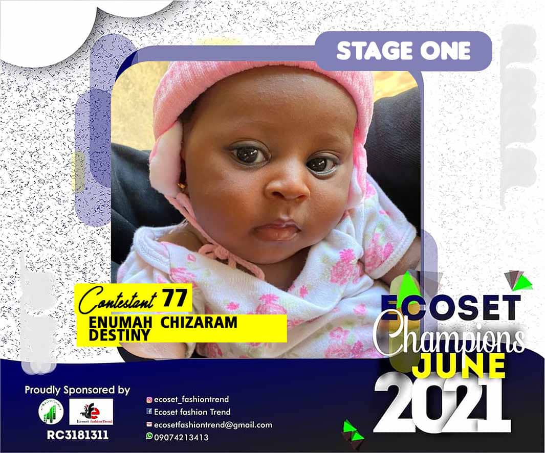 Vote ENUMAH	CHIZARAM DESTINY in ECOSET CAMPIONS OF JUNE Voting Contest @ Fetem.com.ng