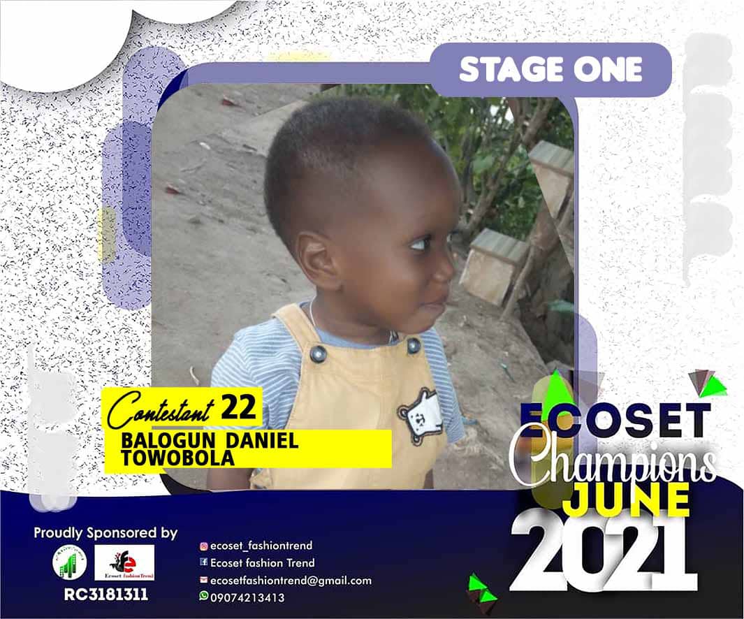 Vote BALOGUN	DANIEL TOWOBOLA in ECOSET CAMPIONS OF JUNE Voting Contest @ Fetem.com.ng