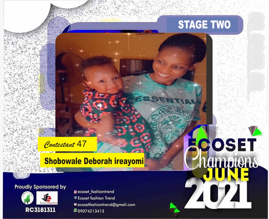 Vote SHOBOWALE	DEBORAH IREAYOMI in ECOSET CAMPIONS OF JUNE Voting Contest @ Fetem.com.ng