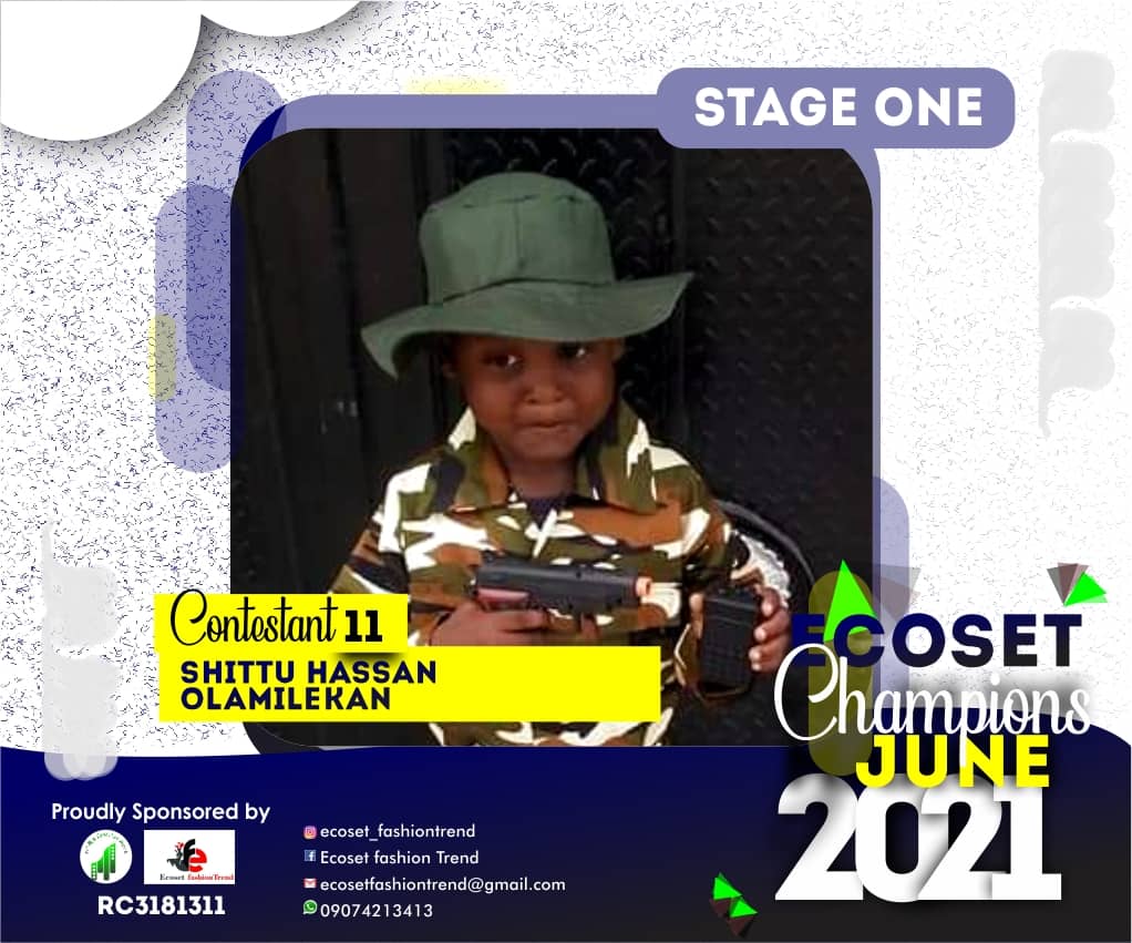 Vote SHITTU	HASSAN OLAMILEKAN in ECOSET CAMPIONS OF JUNE Voting Contest @ Fetem.com.ng