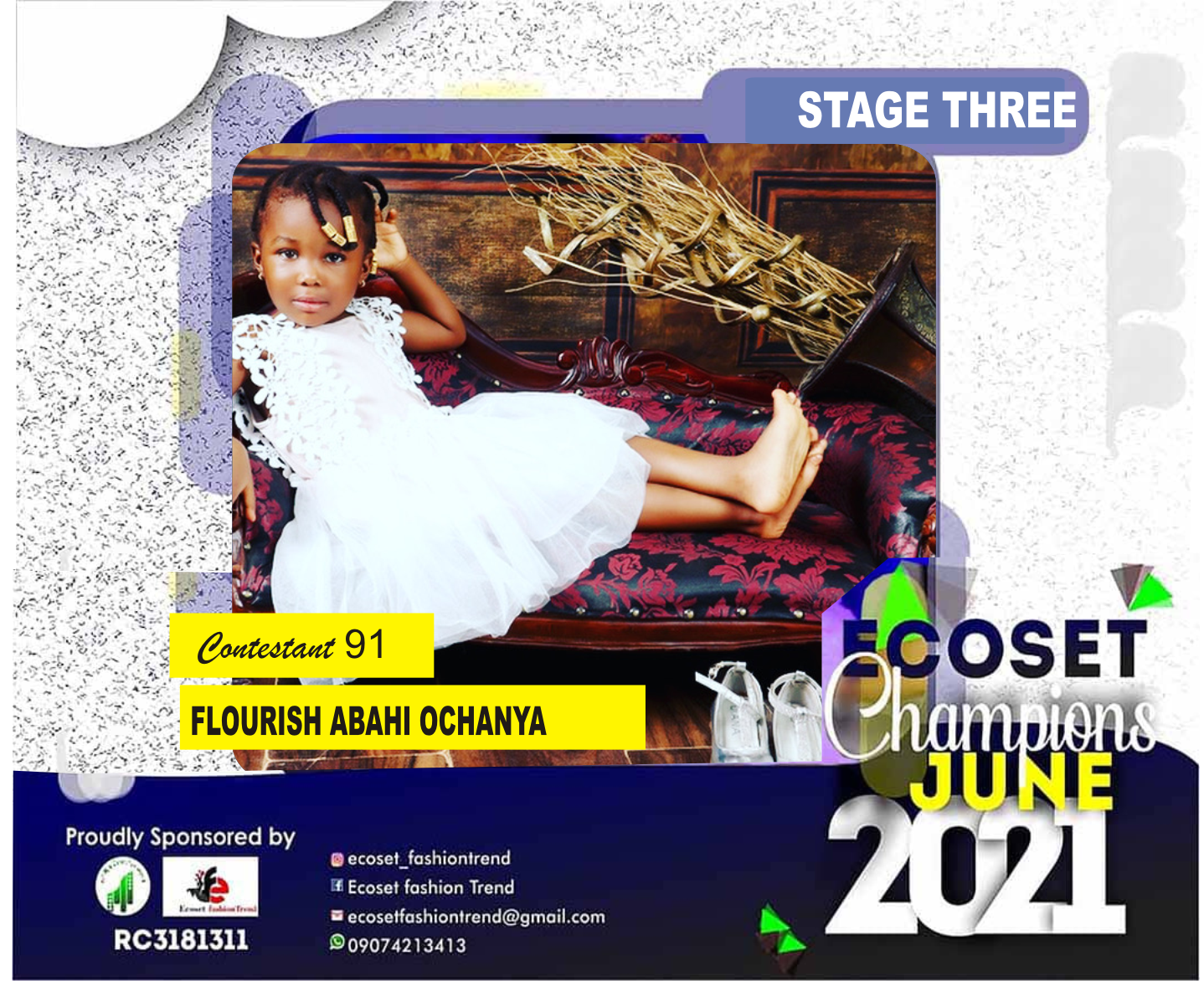 Vote ABAHI	FLOURISH OCHANYA in ECOSET CAMPIONS OF JUNE Voting Contest @ Fetem.com.ng