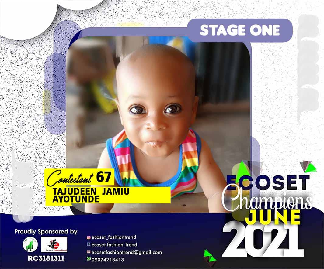 Vote TAJUDEEN	JAMIU AYOTUNDE in ECOSET CAMPIONS OF JUNE Voting Contest @ Fetem.com.ng