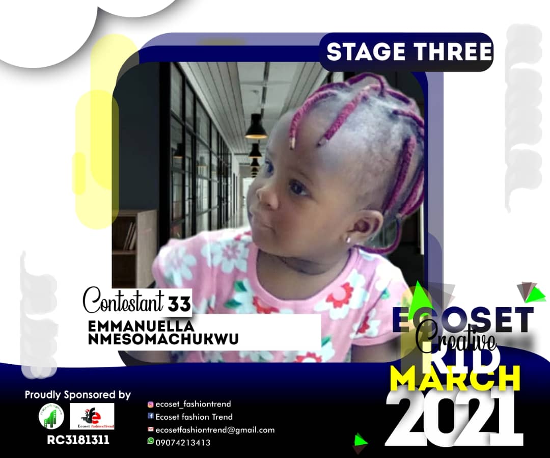 Vote EMMANUELLA NMESOMACHUKWU in CREATIVE KIDS OF MARCH PHOTO CONTEST Voting Contest @ Fetem.com.ng