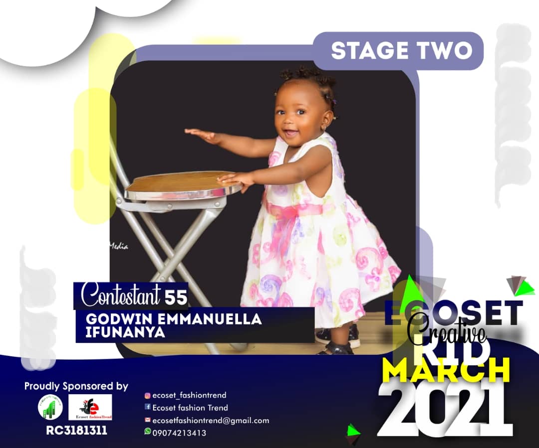 Vote GODWIN	EMMANUELLA IFUNANYA in CREATIVE KIDS OF MARCH PHOTO CONTEST Voting Contest @ Fetem.com.ng