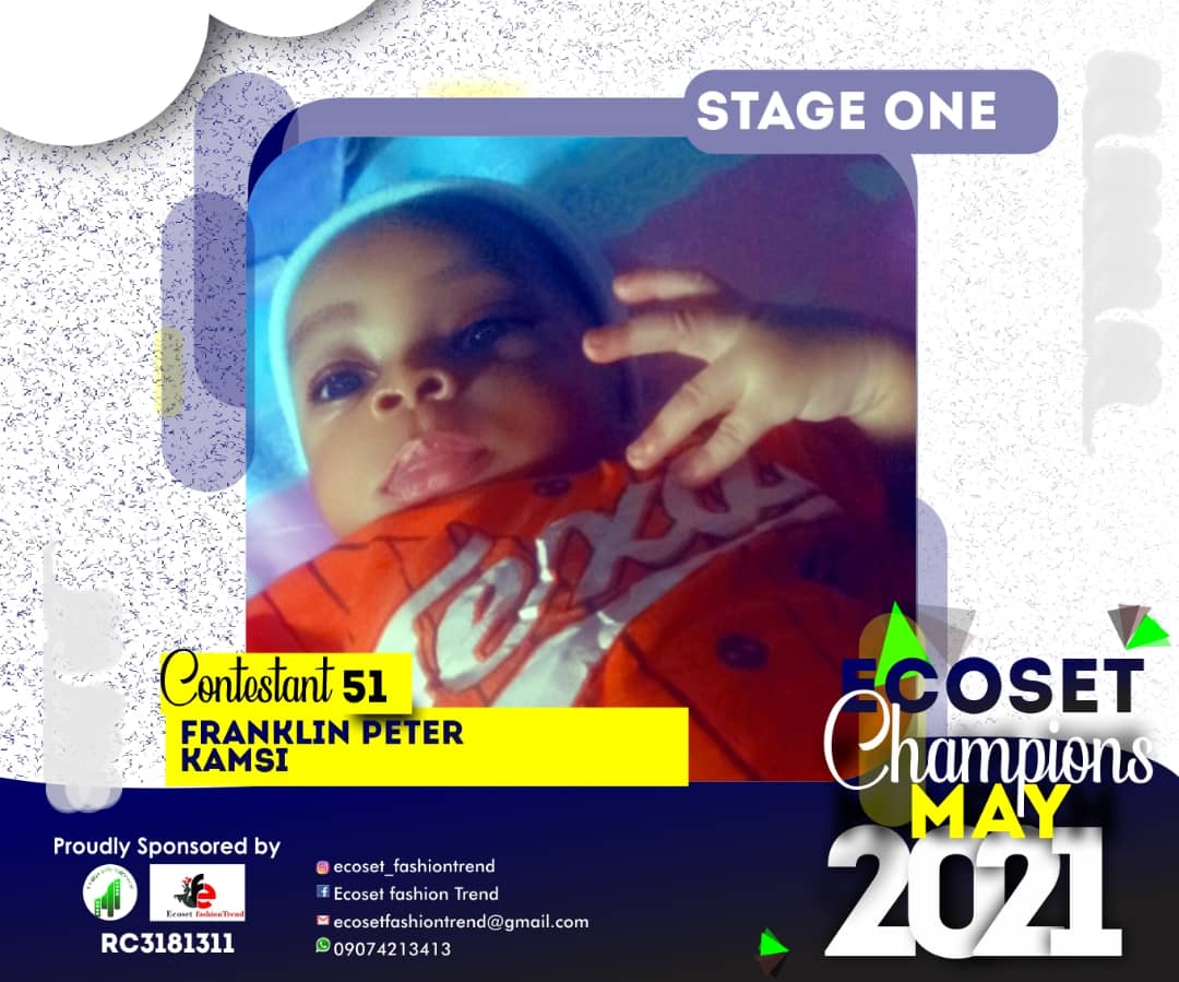 Vote FRANKLIN PETER	KAMSI in CHAMPIONS KID OF MAY PHOTO CONTEST Voting Contest @ Fetem.com.ng