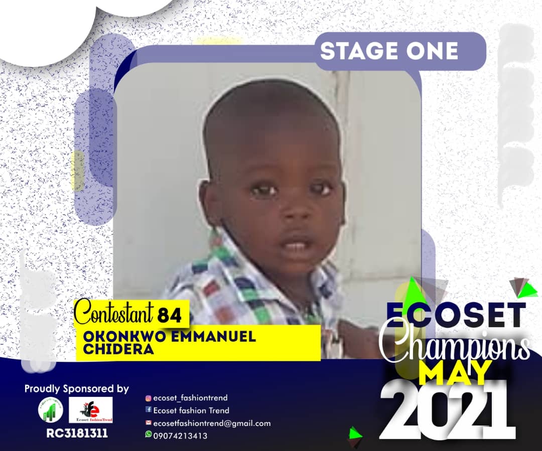 Vote OKONKWO EMMANUEL	CHIDERA in CHAMPIONS KID OF MAY PHOTO CONTEST Voting Contest @ Fetem.com.ng