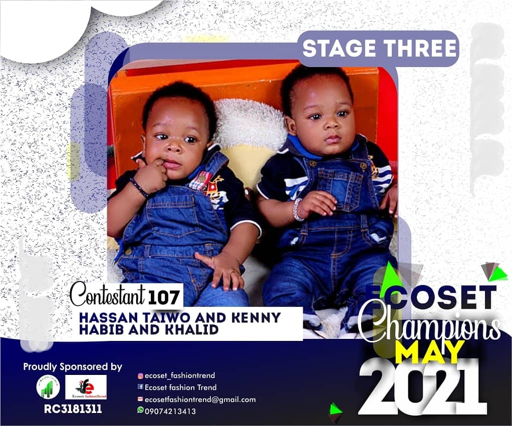 Vote HASSAN HABIB & KHALID      TAIWO & KENNY in CHAMPIONS KID OF MAY PHOTO CONTEST Voting Contest @ Fetem.com.ng