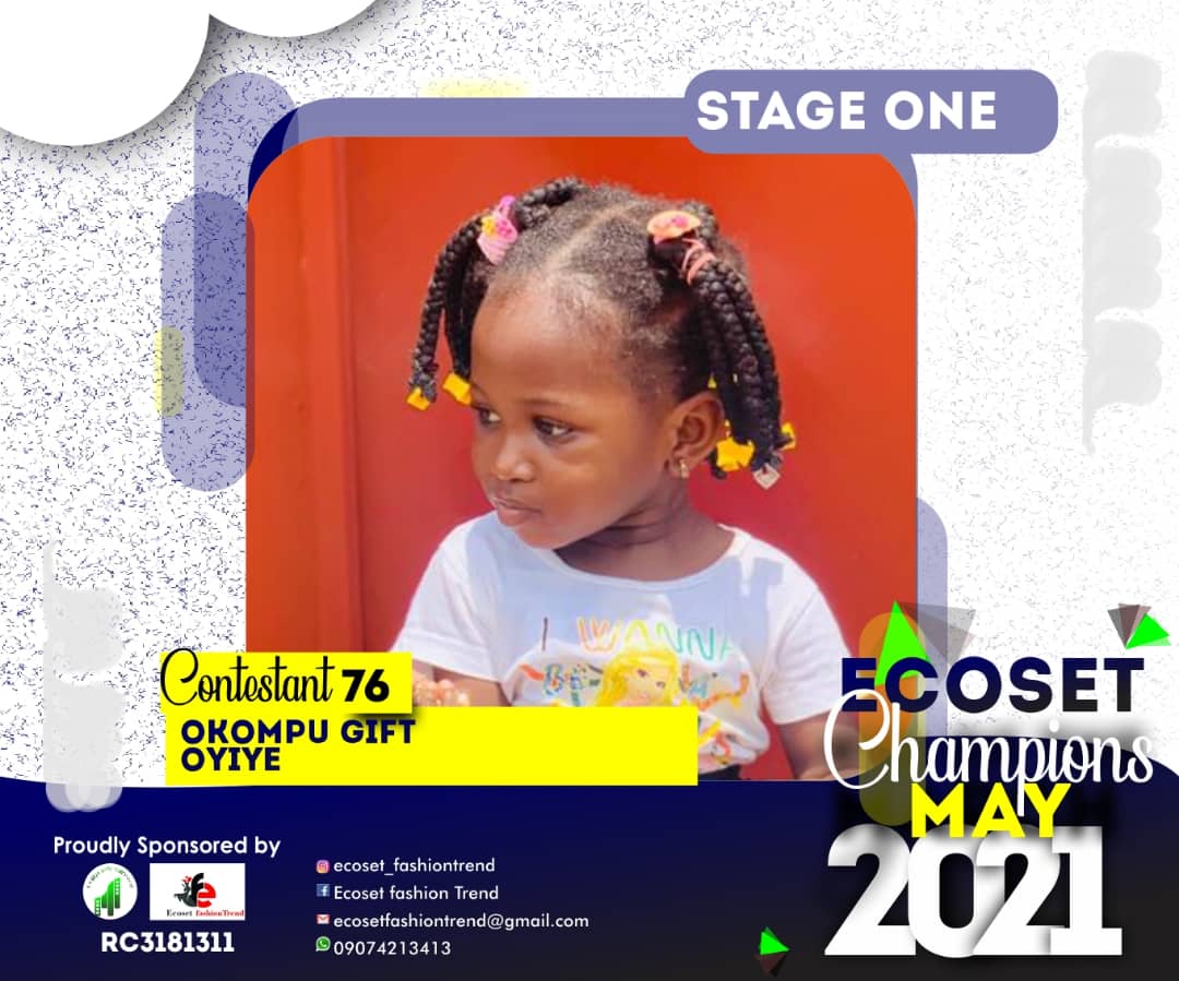 Vote OKOMPU	GIFT OYIYE in CHAMPIONS KID OF MAY PHOTO CONTEST Voting Contest @ Fetem.com.ng