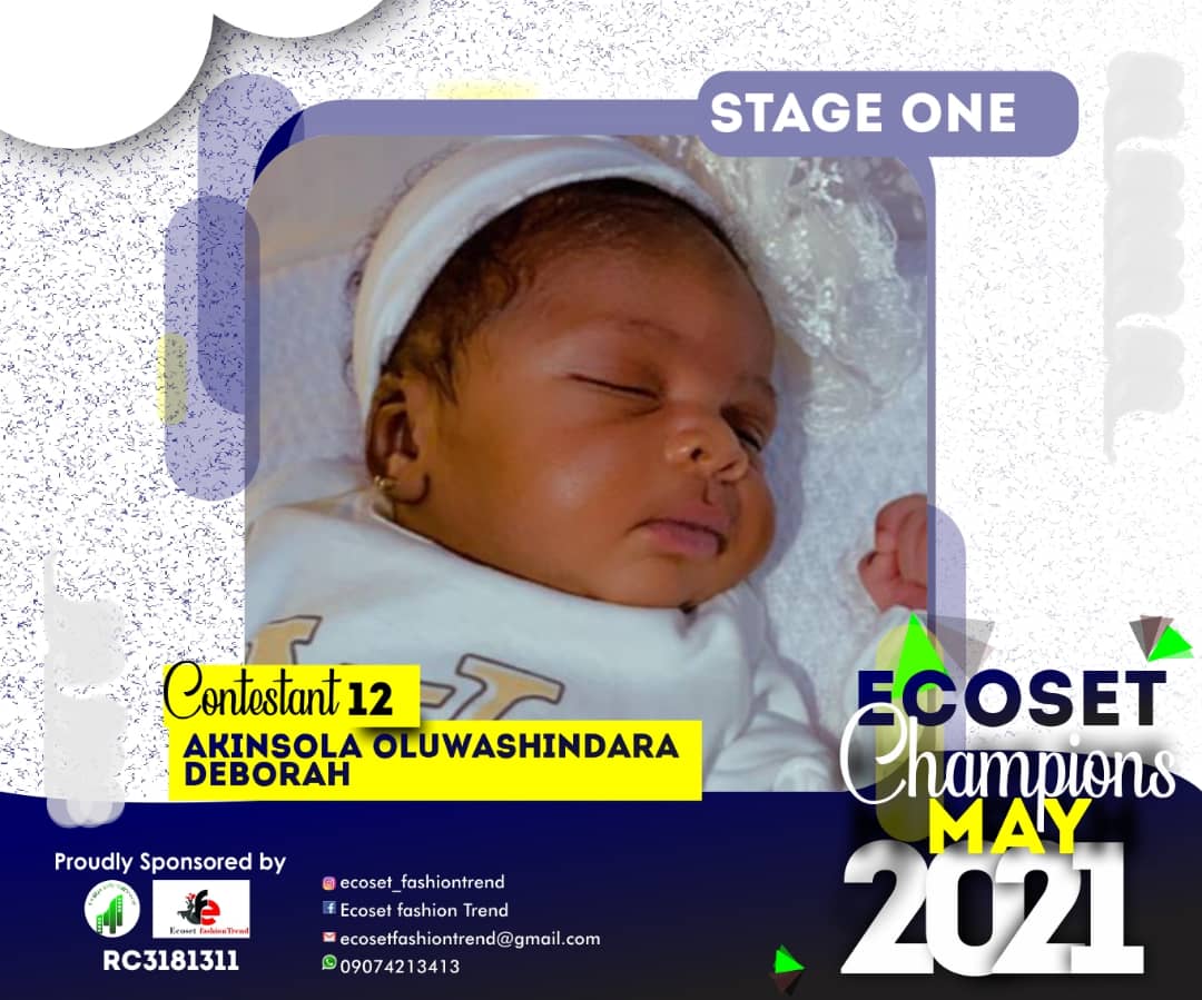 Vote AKINSOLA	OLUWASHINDARA DEBORAH in CHAMPIONS KID OF MAY PHOTO CONTEST Voting Contest @ Fetem.com.ng