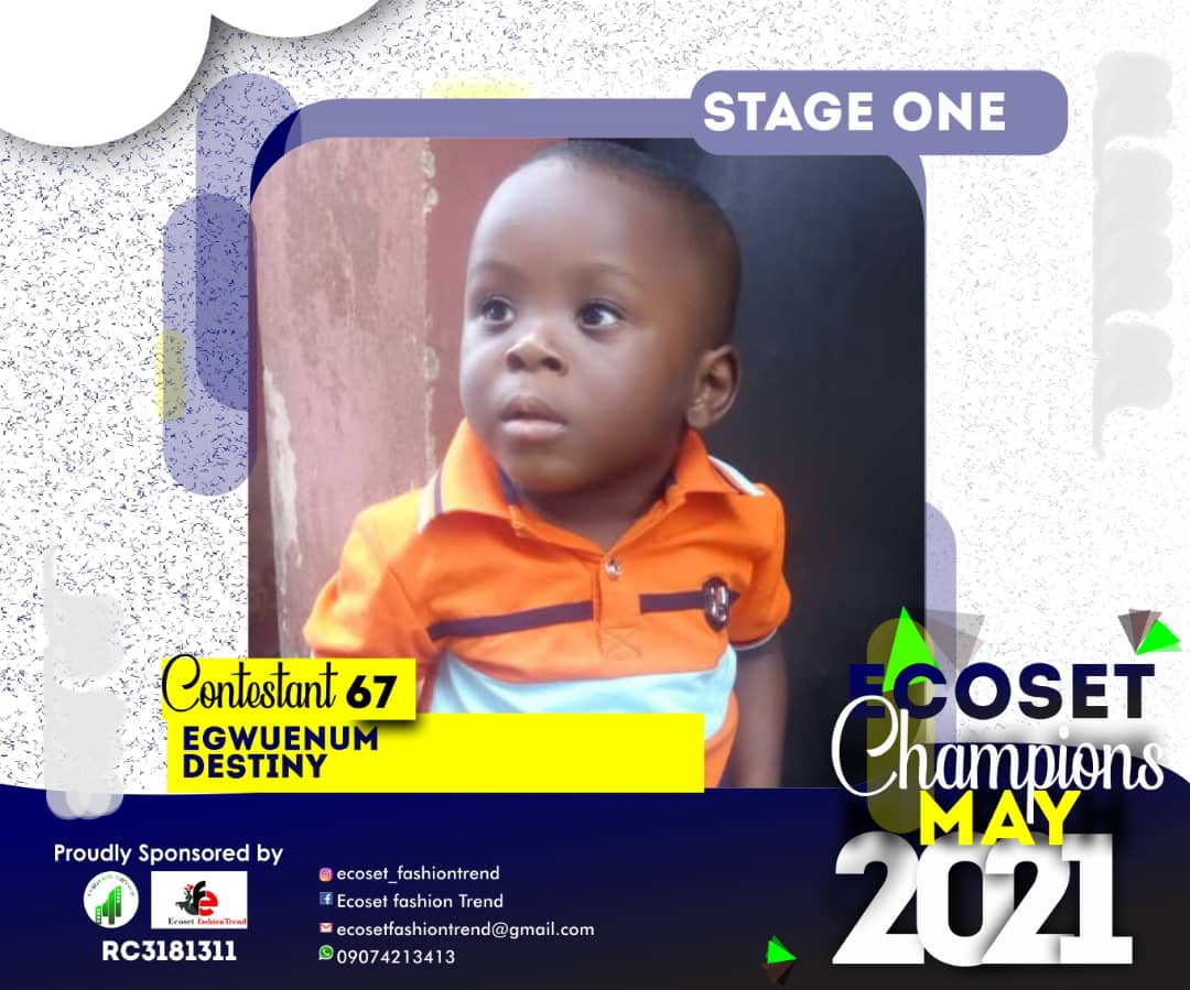 Vote EGWUENUM DESTINY in CHAMPIONS KID OF MAY PHOTO CONTEST Voting Contest @ Fetem.com.ng