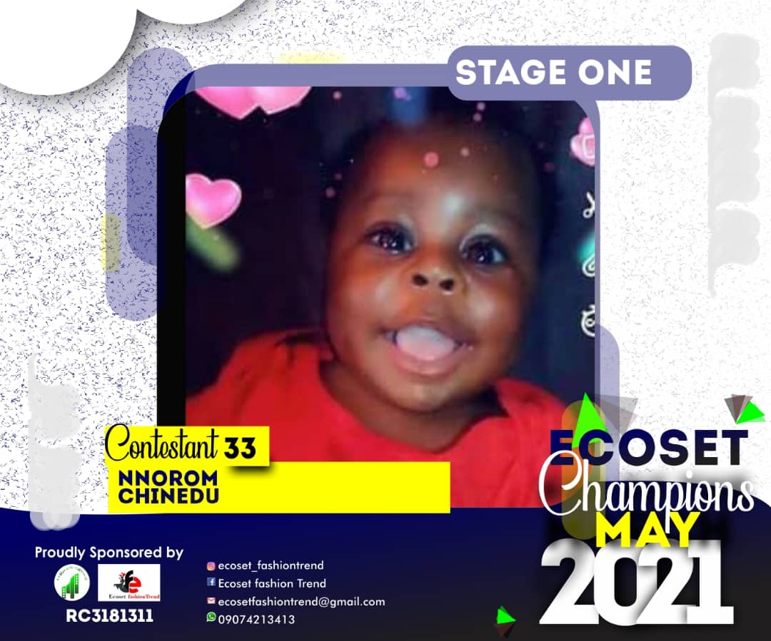 Vote NNOROM CHINEDU in CHAMPIONS KID OF MAY PHOTO CONTEST Voting Contest @ Fetem.com.ng