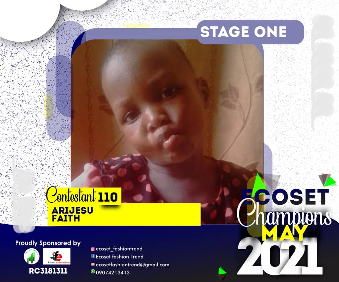 Vote ARIJESU FAITH in CHAMPIONS KID OF MAY PHOTO CONTEST Voting Contest @ Fetem.com.ng