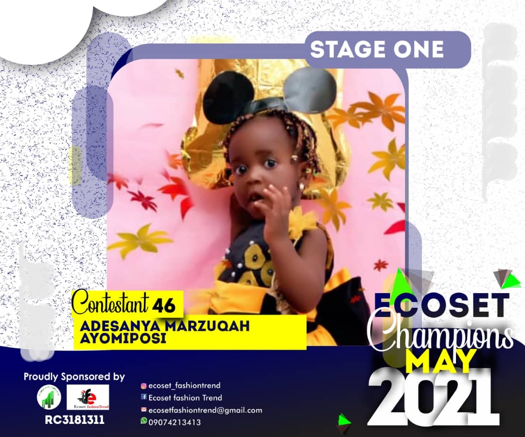 Vote ADESANYA	MARZUQAH AYOMIPOSI in CHAMPIONS KID OF MAY PHOTO CONTEST Voting Contest @ Fetem.com.ng