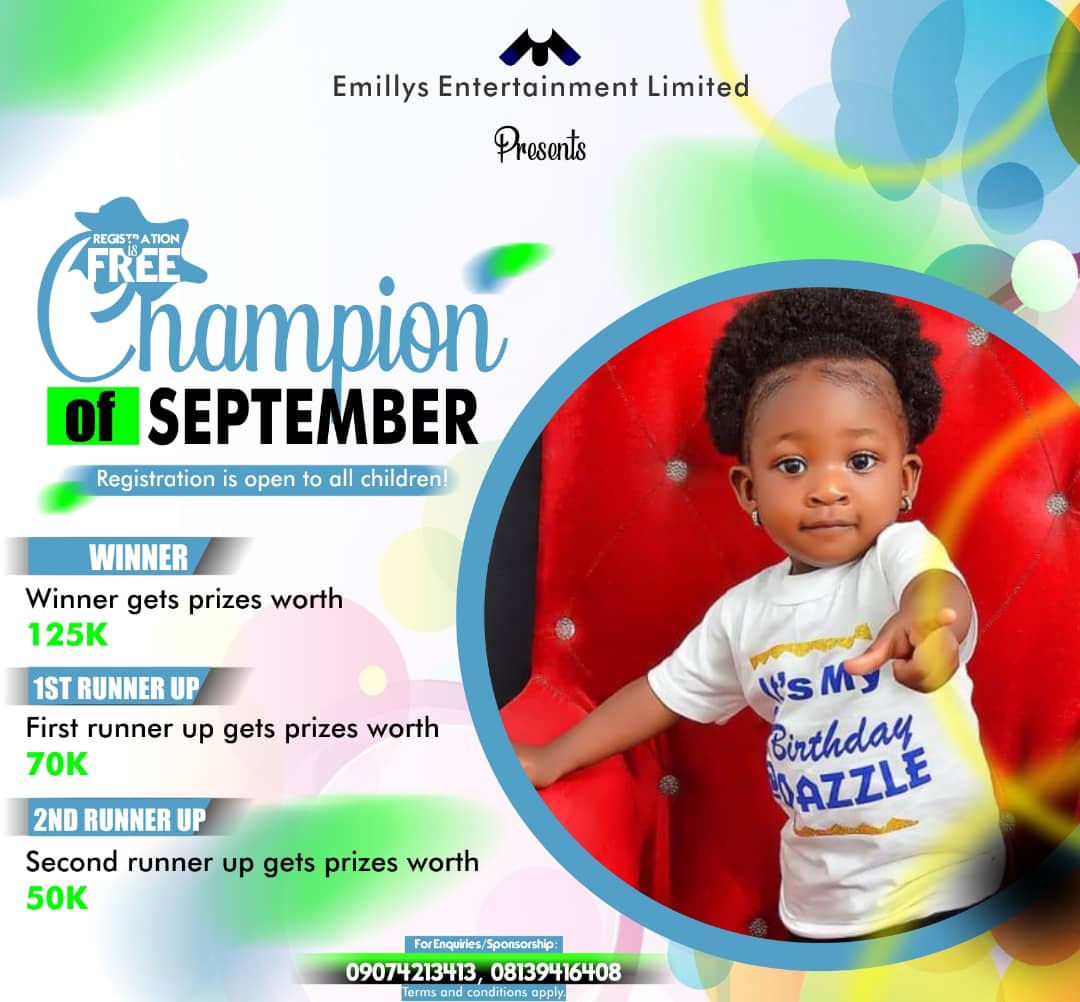 Vote OHAZULIKE	KAMSY EMMANUEL in CHAMPIONS OF SEPTEMBER Voting Contest @ Fetem.com.ng