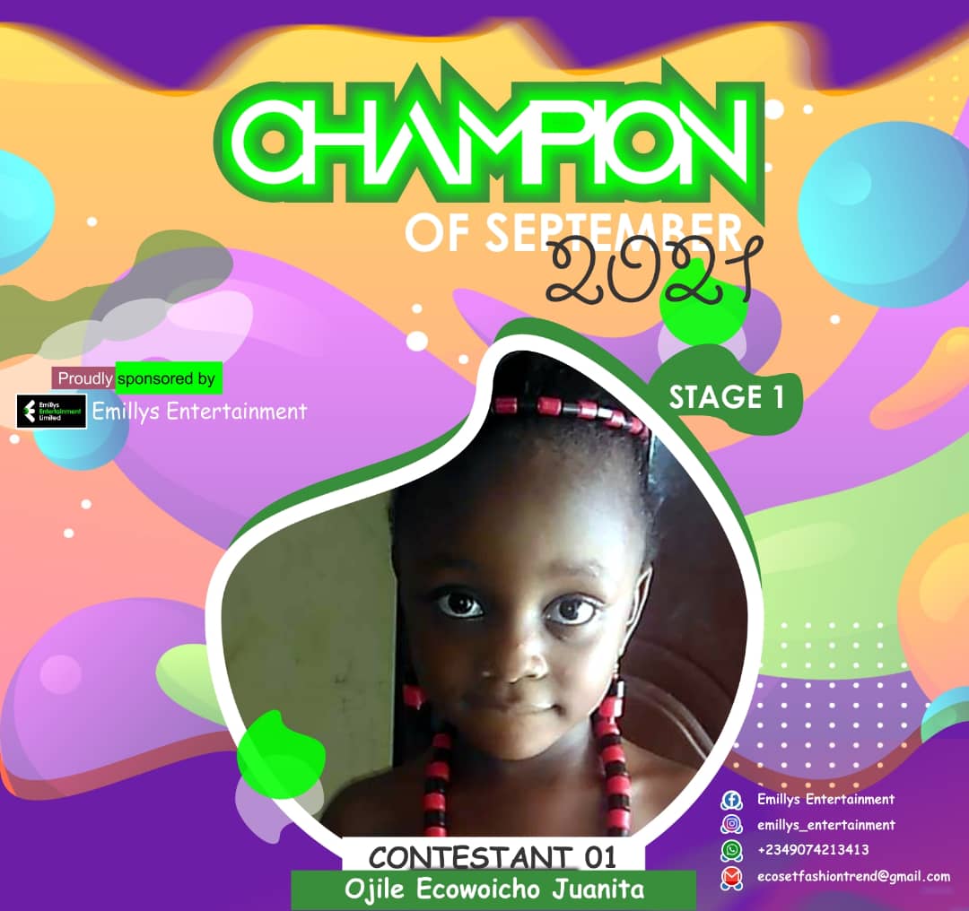 Vote OJILE	ECOWOICHO JUANITA in CHAMPIONS OF SEPTEMBER Voting Contest @ Fetem.com.ng