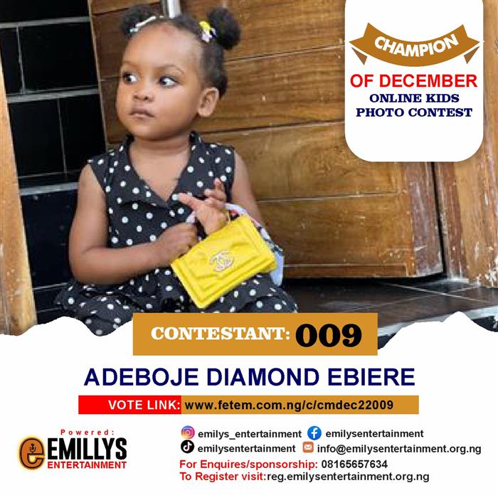 Vote Adeboje	Diamond Ebiere in Champion of the month December Voting Contest @ Fetem.com.ng