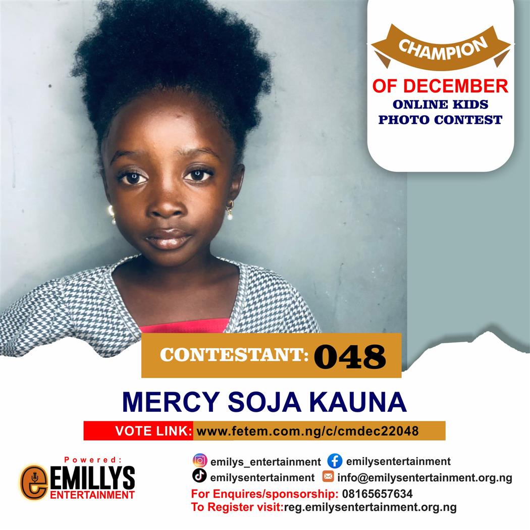 Vote Kauna Mercy Soja in Champion of the month December Voting Contest @ Fetem.com.ng