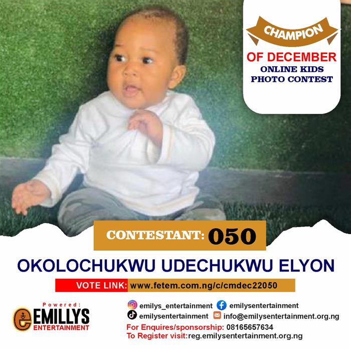 Vote Basil	Caleb Ikechukwu in Champion of the month December Voting Contest @ Fetem.com.ng