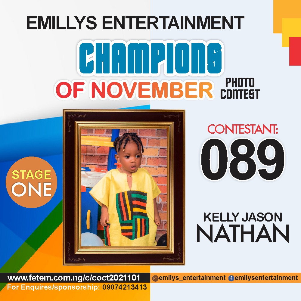 Vote KELLY	JASON NATHAN in CHAMPION OF NOVEMBER Voting Contest @ Fetem.com.ng