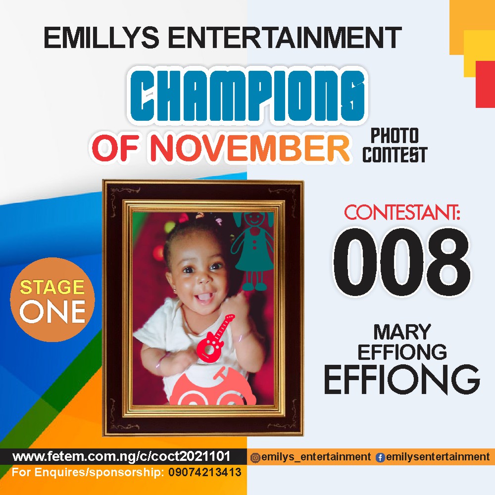 Vote MARY	EFFIONG ROBIN in CHAMPION OF NOVEMBER Voting Contest @ Fetem.com.ng